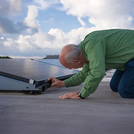 vierkante foto inspectie zonnepanneel - AET Energy